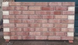 За пол цены Кирпичные Панели c изоляцией. 50% discounted brick panels. Осталось 12 панелей по уцененной цене £65 за каждую панель. Цвет панели номер 710. Brick panels 710 NF with insulation 12 Brick panels available £65 per panel Panel Dimension 138.8x 74.5 cm WxH Panel thickness 60 mm (17 mm real ...